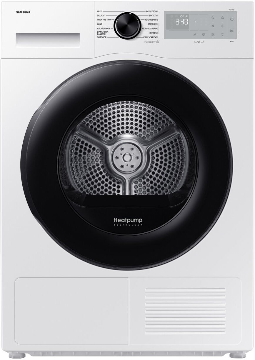 Asciugabiancheria Samsung SERIE 5000 DV90DG52A0AH Crystal EcoDry White