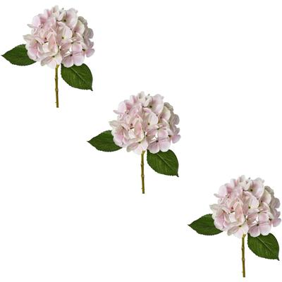 Kunstblume CREATIV GREEN "Hortensie", rosa, H:48cm, Obermaterial: 80% Polyester, 20% Polyethylen, Kunstpflanzen
