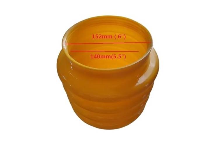150mm Balg Boot Hampelmann Für Japan KASHIYAMA Bomag Tamper Wacker Rammer Verdichter Power Tool Polyurethan stampfen(Folding Inner 140mm)