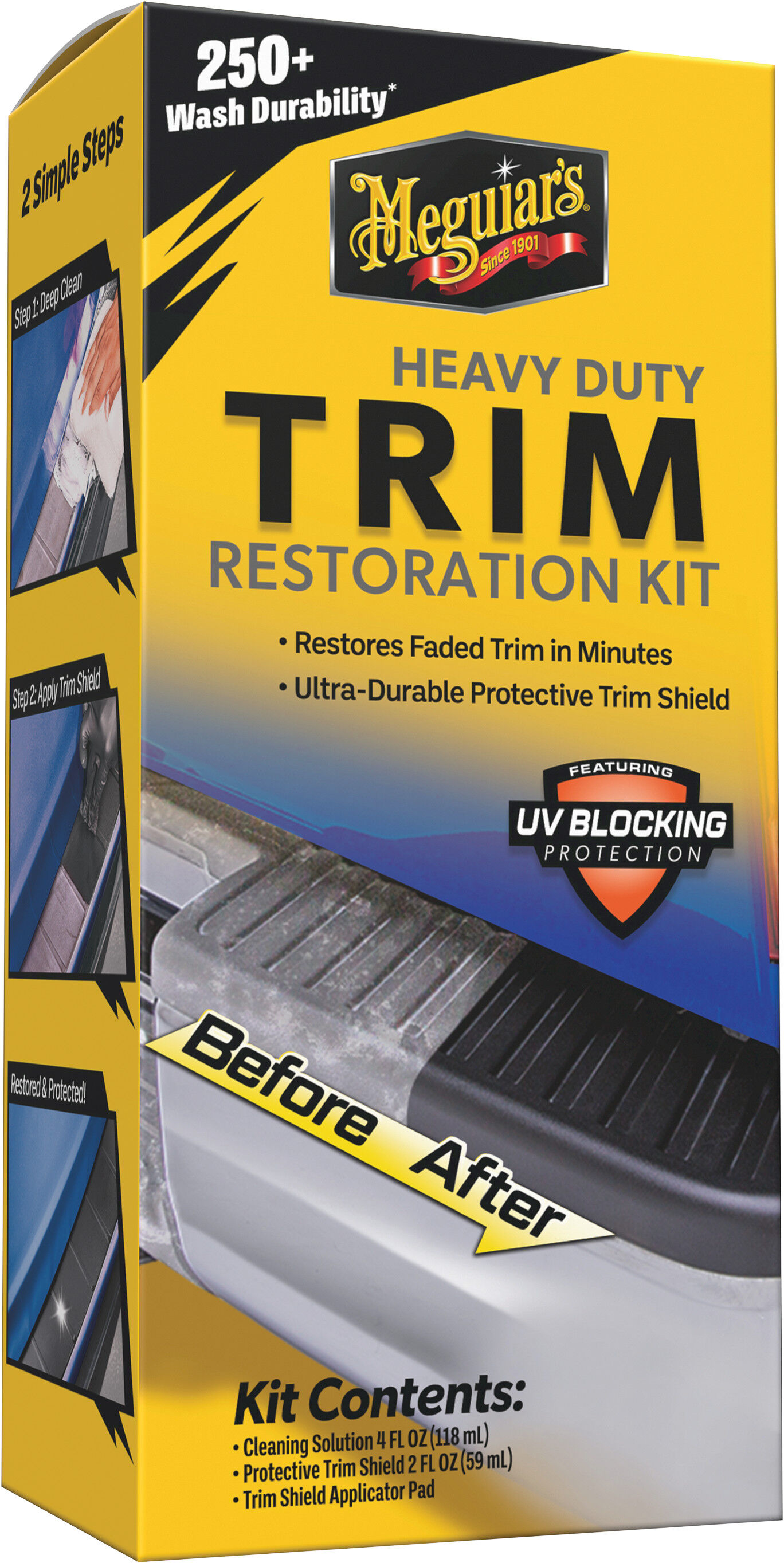 Meguiars Kunststoffreiniger ® Heavy Duty Trim Kit 118 Ml + 59 G250100eu 0.177l