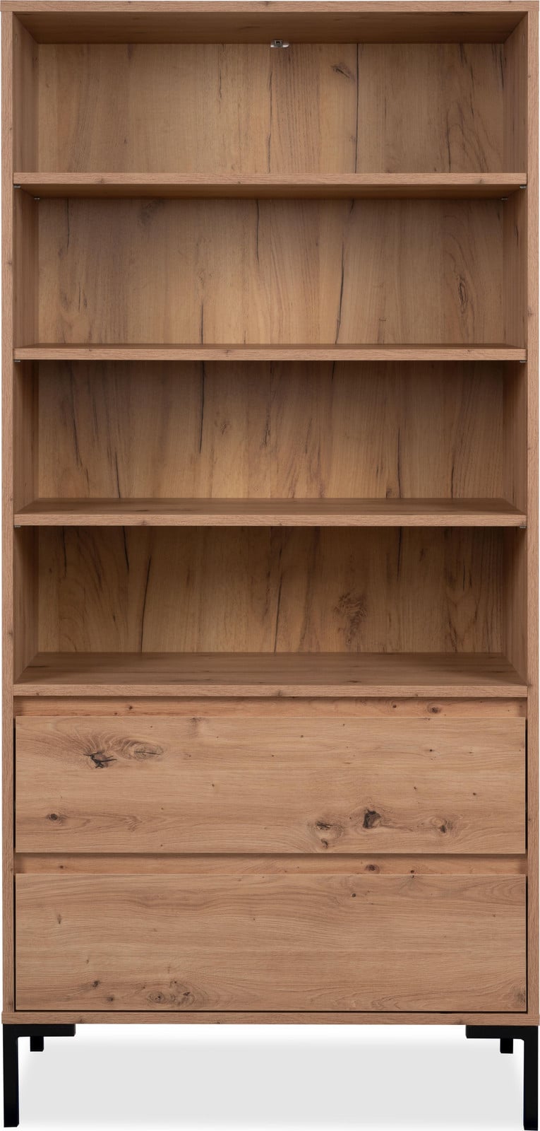 CaliCosy Piana Buffet Hoog met 2 Laden, Breedte: 77,5 cm, Hoogte: 165 cm