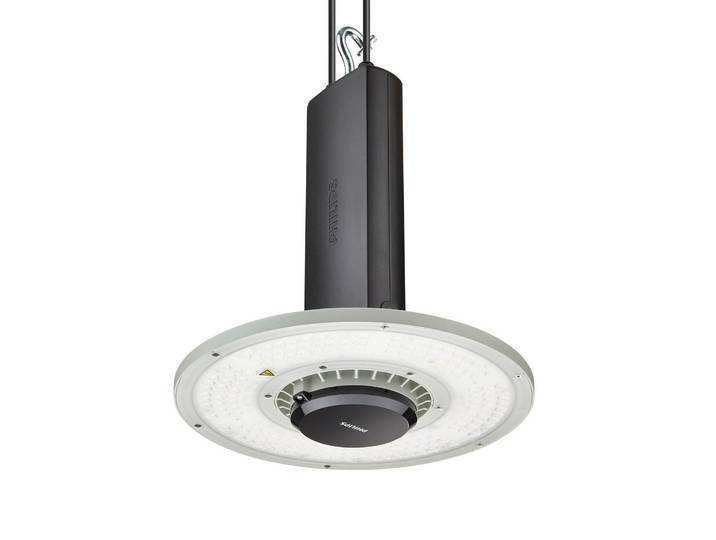 Philips Professional LED-Hallenstrahler BY120P G4 LED100S/865 PSD NB BY120P, dimmbar, alu / grau / zink, Aluminium