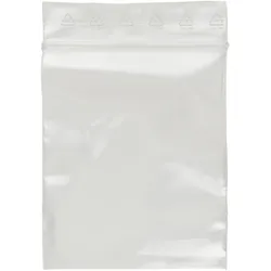 1000 Druckverschlussbeutel, PE-Folie 80 x 80 mm | 50 μm, transparent