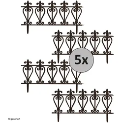 HTI-Living, Gartenzaun, Zierzaun Ornament