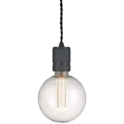 Halo Design CABLE-SET Schlichte Pendelleuchte mattes Schwarz