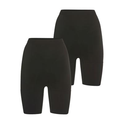Shapinghose SARLINI, Damen, Gr. L, schwarz, Obermaterial: 54% Polyamid, 46% Elasthan, unifarben, eng, Unterhosen, Nahtlos, figurformende Shorts