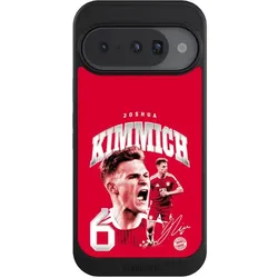 Nivocase Hülle für Google Pixel 10 Handyhülle NIVOcore Case Schwarz FC Bayern München FCB Joshua Kimmich (Google Pixel 10), Smartphone Hülle, Schwarz
