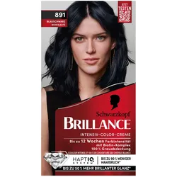 2x Schwarzkopf, Haarfarbe, Intensiv-Color-Creme 891 Blauschwarz (891 Blauschwarz)