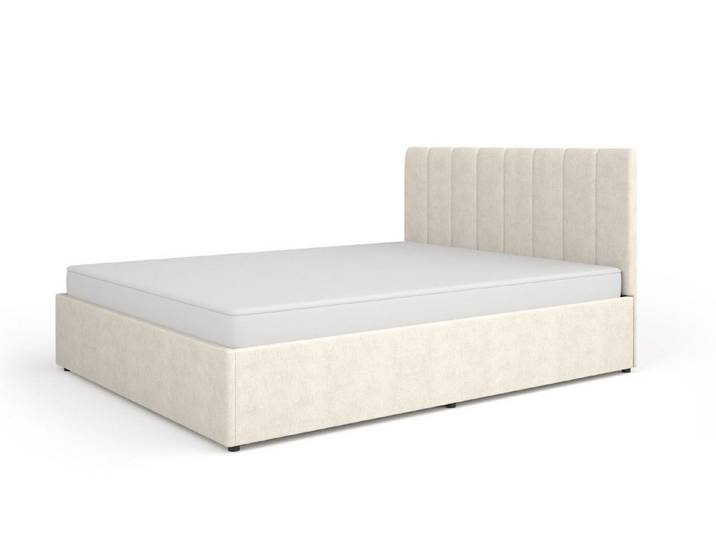 Compleo Polsterbett mit Bettkasten, 120/160x200 Beige oder Grau TRENDS, ohne Matratze