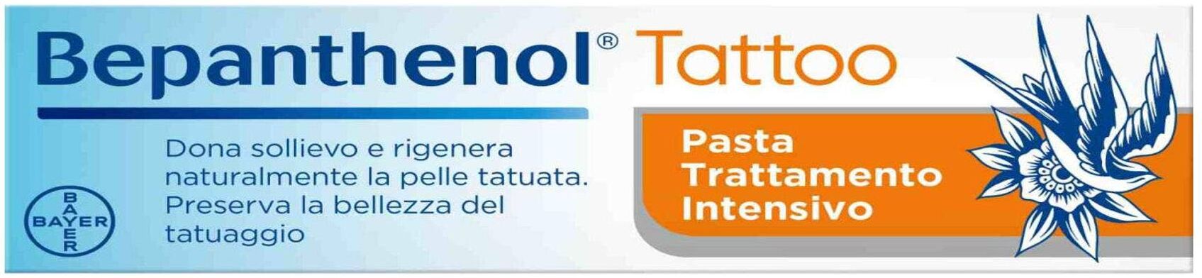BEPANTHENOL Tattoo - Pasta Trattamento Intensivo 100 Grammi 