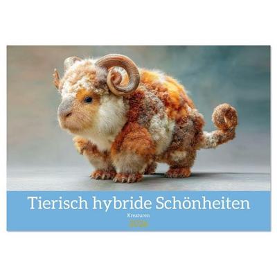 Tierisch hybride Schönheiten - Kreaturen (Tischkalender 2026 DIN A5 quer), CALVENDO Monatskalender