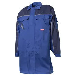 Berufsmantel "HIGHLINE" 285 g/m2 Canvas-Gewebe - 106 - kornblau/marine/zink