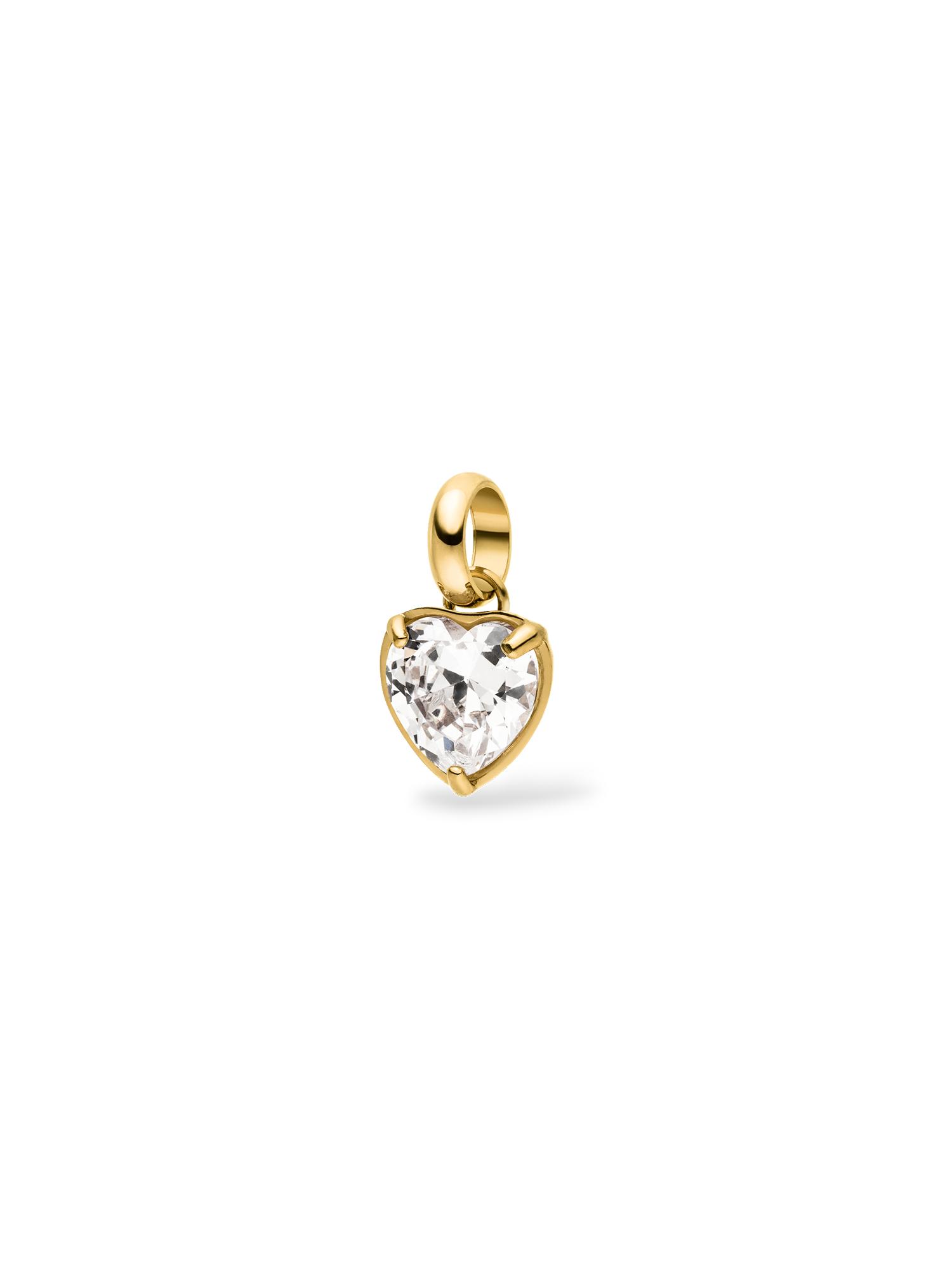 PURELEI White Heart Charm