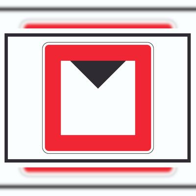 HB-Druck Begrenzte lichte Höhe über Wasserspiegel Schild mit Symbol A6 (105x148mm)