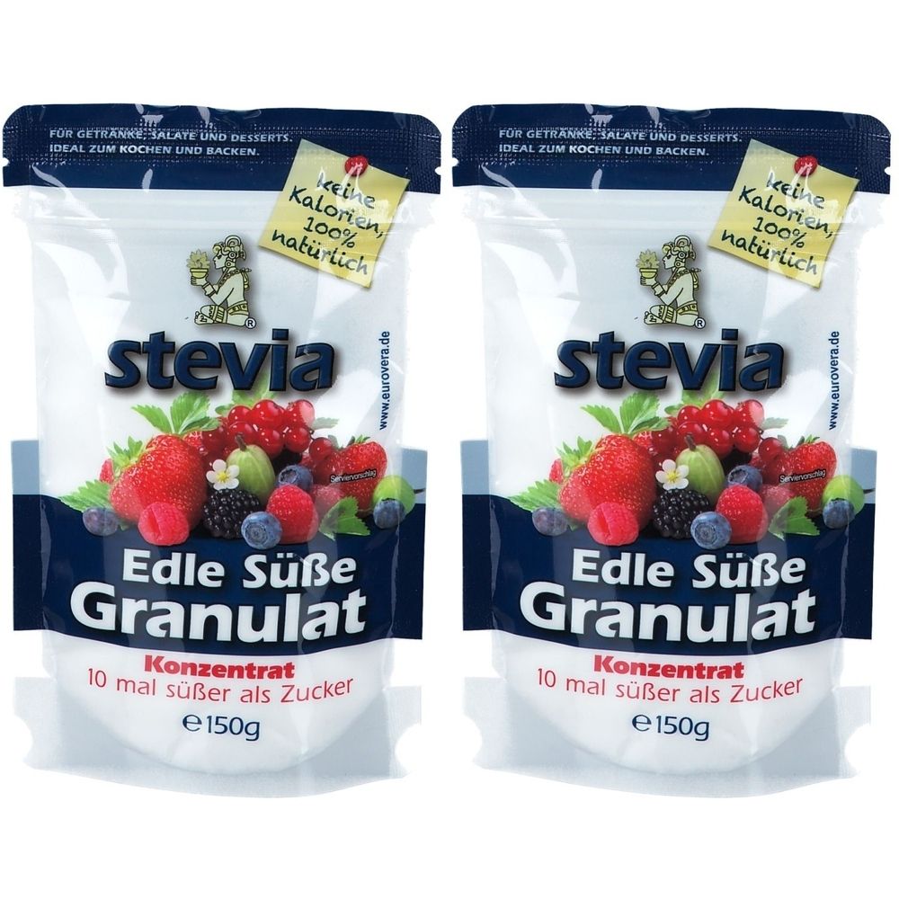 Stevia Edle Süße Granulat 2x 2x150 g