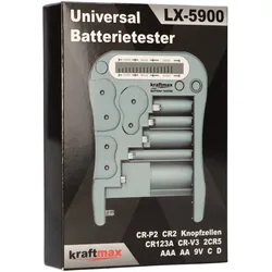 XCell LX-5900 Universal Batterie- & Akkutester mit Display
