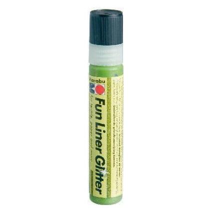 Marabu Fun Liner Glitter 25ml Reseda (25 ml) (4007751081537)