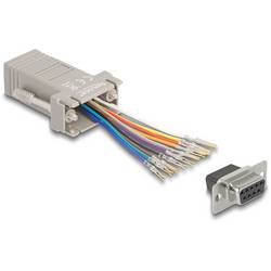 Delock 66472 VGA / RJ45 Adapter [1x D-SUB-Buchse 9pol. - 1x RJ50-Buchse] Grau