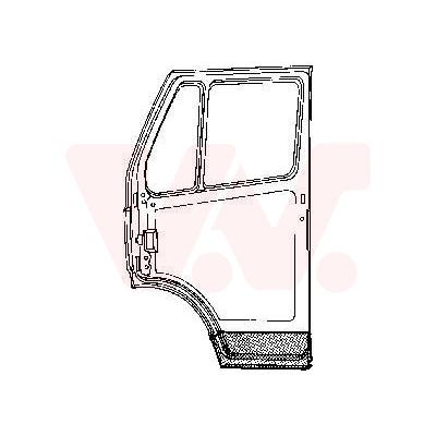 VAN WEZEL Tür, Karosserie 3070271 links