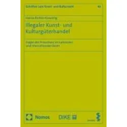 Illegaler Kunst- und Kulturgterhandel, Fachbücher von Hanna Richter-Kiewning