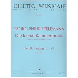 Die kleine Kammermusik Band 2 für Altblockflöte und Bc, Fachbücher von Georg Philipp Telemann