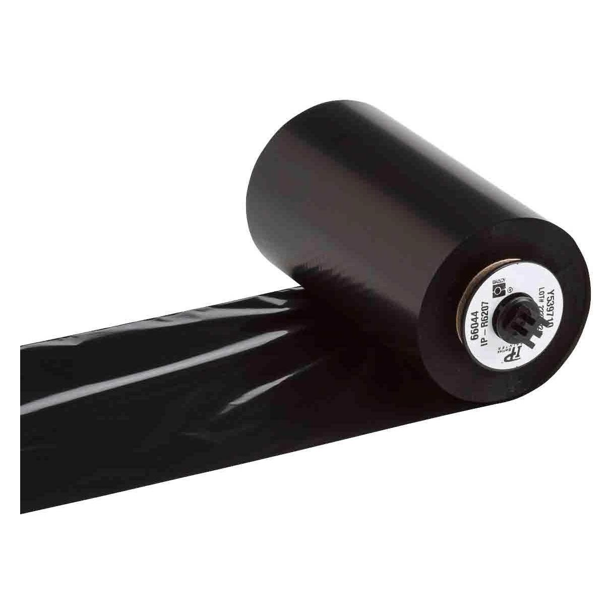 Brady IP-R-6207, Harz-Farbband, Schwarz, 110.00 mm x 300.00 m, f. IP-Printer (11 cm) (IP-R6207)