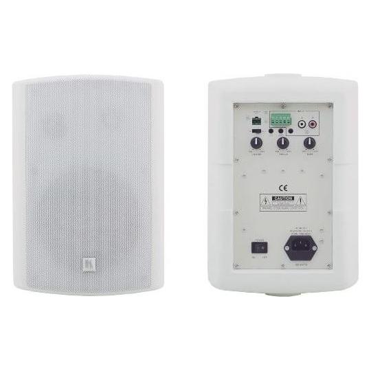 Kramer TAVOR 6-O PAIR/BLACK - Aktivlautsprecher-Set Wandaufbau 50 Watt auto Off 1 aktiv 1passiv Lau (1 Paar, 50 W) (60-000067)