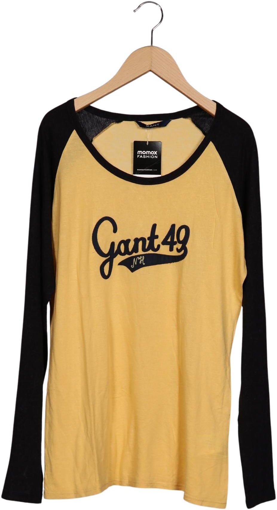 Gant Damen Langarmshirt, Mehrfarbig, Gr. L, Modal / Wolle - Second Hand