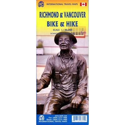 Richmond & Vancouver Bike and Hike, Karte von , International Travel Maps, 978-1-77129-669-4