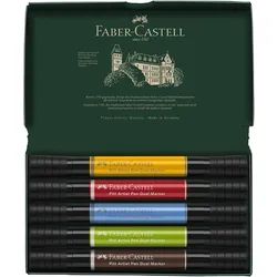 Faber-Castell, Malstifte, Tuschestift (5x)