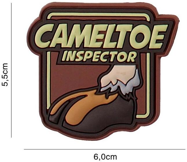 101 INC PVC Patch - Cameltoe Inspector (Färg: Brun)