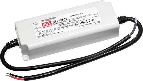 Mean Well NPF-90D-54 LED-Treiber, LED-Trafo Konstantspannung, Konstantstrom 90W 1.67A 32.4 - 54 V/DC dimmbar, PFC-Schaltkreis