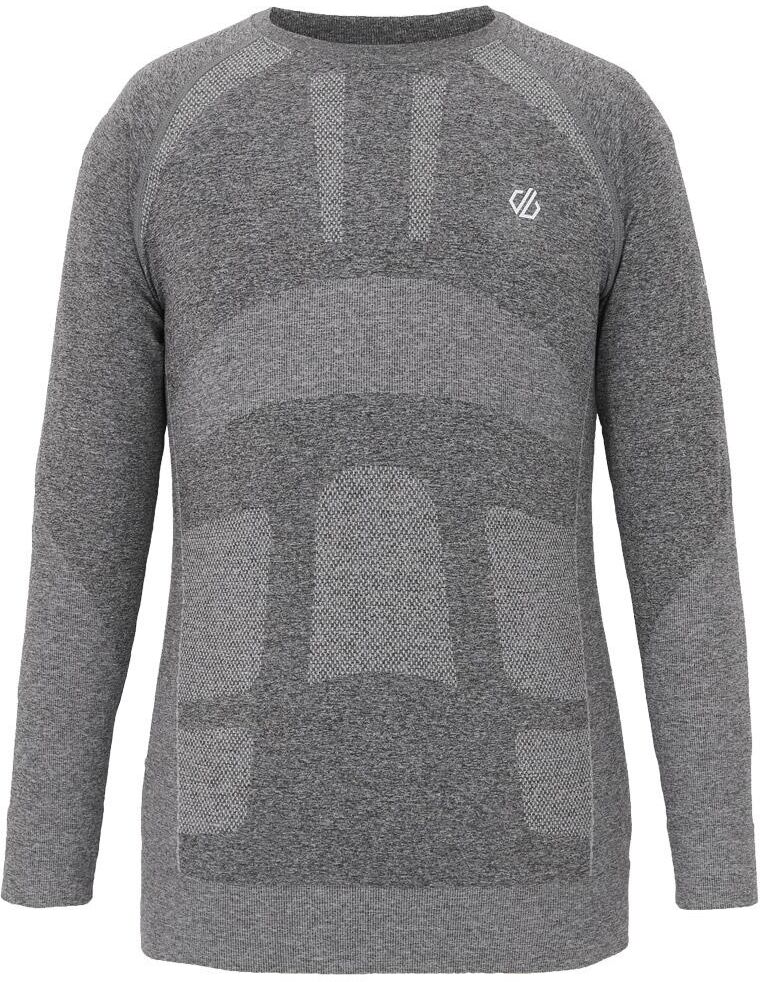DARE2B  - In The Zone II Long Sleeve Tee Shirt Charcoal Grey Marl - S - Sous-vêtement technique