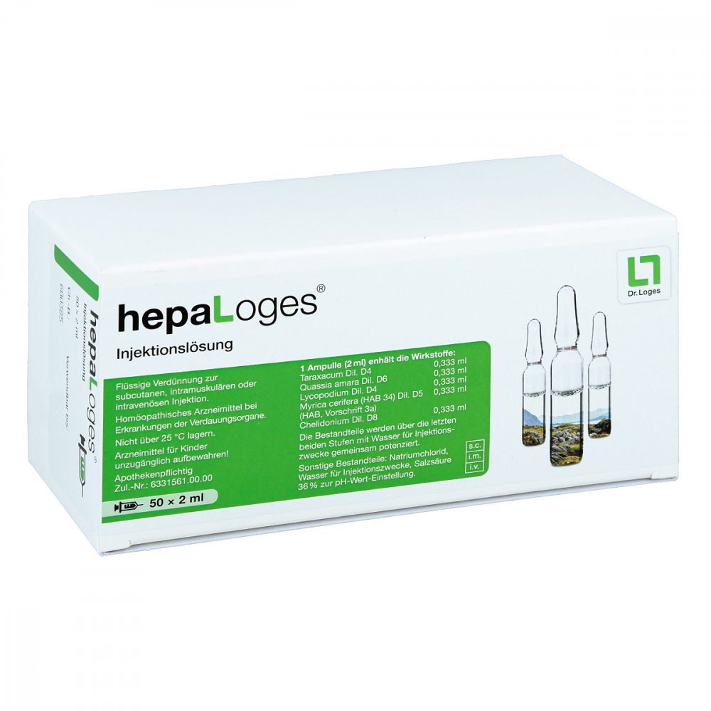 Dr. Loges + Co. GmbH Hepa Loges Injektionslösung Ampullen 12354996