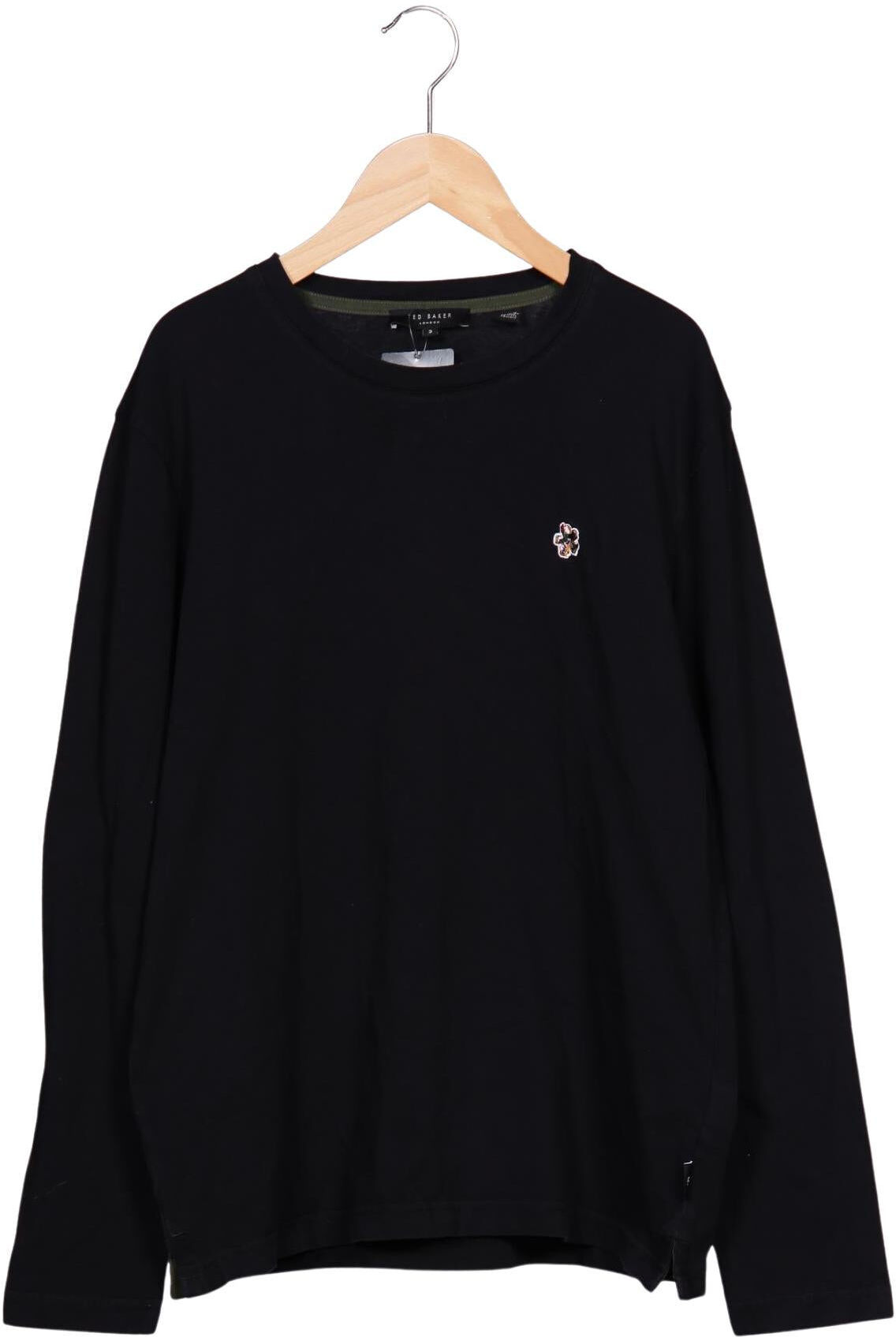 TED Baker Herren Langarmshirt, Marineblau, Gr. M (Ted Baker 3), Baumwolle - Second Hand
