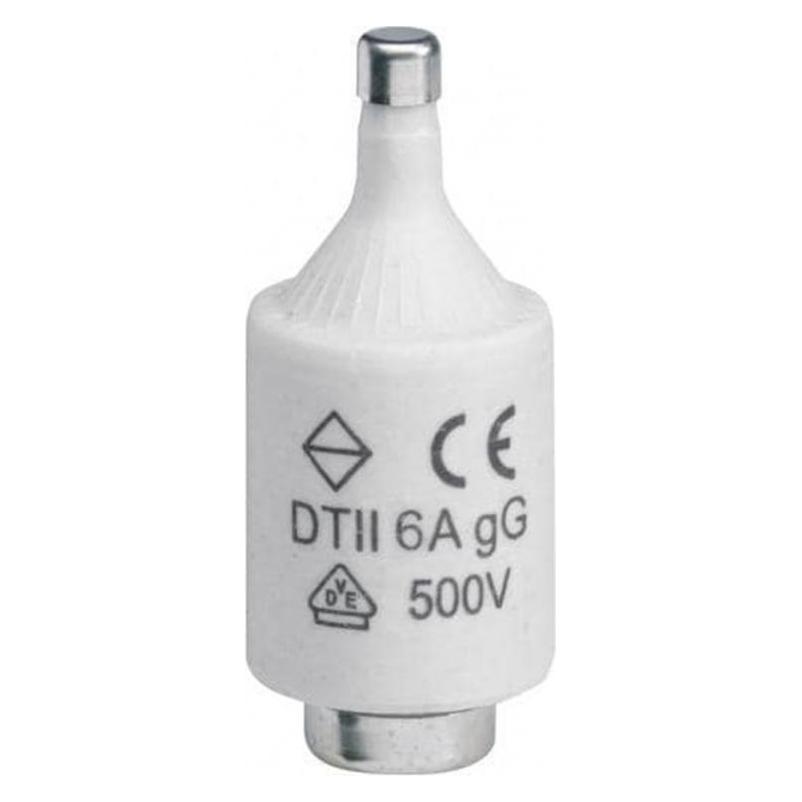 Hager Sicherung DII E27 6A 500V gG Melder (6 A) (LE2706)