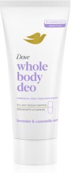 Dove Whole Body Deo Lavender & Chamomile desodorizante cremoso para corpo 75 ml. Whole Body Deo Lavender & Chamomile