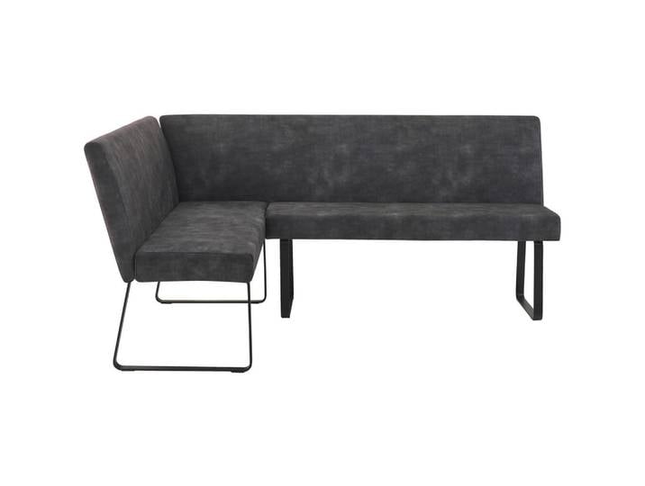 Mid.you Eckbank, Dunkelgrau, Metall, 5-Sitzer, Eckteil, nur wie online abgebildet bestellbar, 197x155 cm, Esszimmer, Bänke, Eckbänke