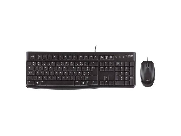 Logitech MK120 Toetsenbord en Muis QWERTY Toetsenbord Zwart