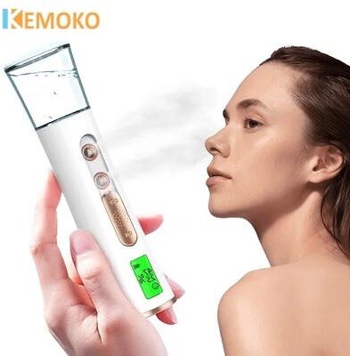 Inspired Living NanoMist Pro Facial Steamer USB Portable Nano Facial Steamer For Deep Hydration & Lash Care blue