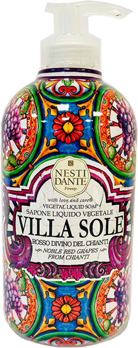 500ml Nesti Dante Villa Sole Rosso Divinio Del Chianti Liquid Soap