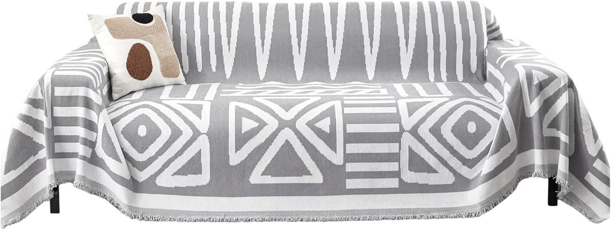 Wasbare antislip bankhoes voor slaapbank en meubels, omkeerbaar, 180 x 260 cm