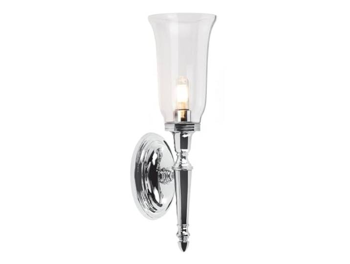Elstead Dryden - 1 Licht Badezimmer Wandleuchte Chrom poliert IP44, G9