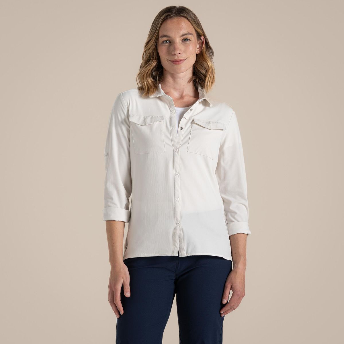 Craghoppers Nosilife Pro Long Sleeved Shirt III seasalt (33A) 36 CWS532 33A 10L