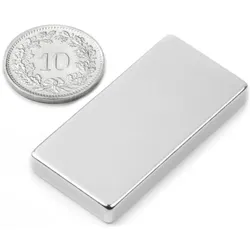 5x Supermagnete, Magnet, Quadermagnet (1x)