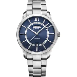Maurice Lacroix Pontos Day Date PT6358-SS002-431-1 Sonderangebot - Sonnenschliff,blau,silber - 41mm