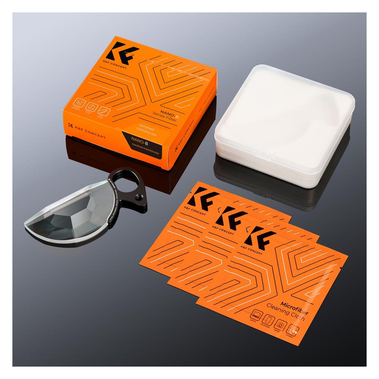 K&F Concept 79mm Handheld Semicircular/Split Kaleidoscope Special Effects Filter (79 mm) (KF01.2491)