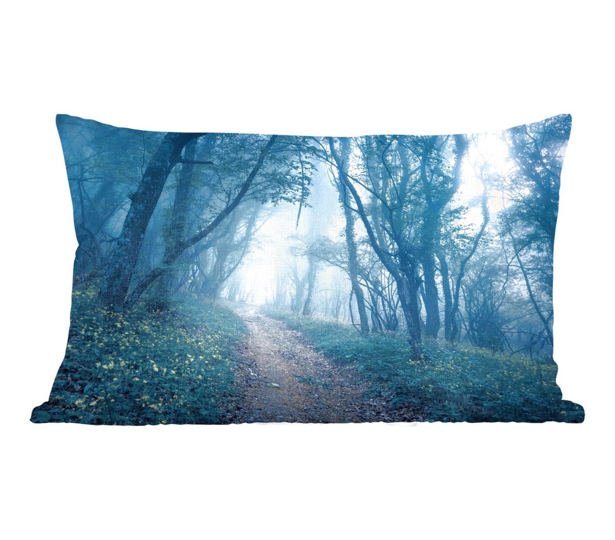 PillowMonkey Sierenkussen Bomen Natuur Mist - 60 x 40 cm