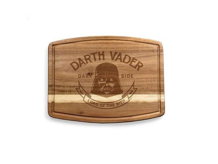 PICNIC TIME Star Wars Darth Vader Ovale Akazien-Schneidebrett, Servierbrett, Charcuterie Board (Akazienholz)