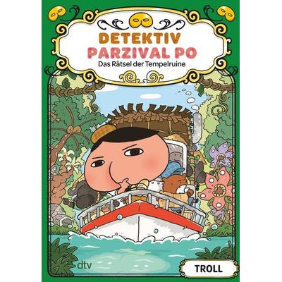 Detektiv Parzival Po (5) - Das Rätsel der Tempelruine, Gebundene Ausgabe von Troll, dtv, 978-3-423-64108-1